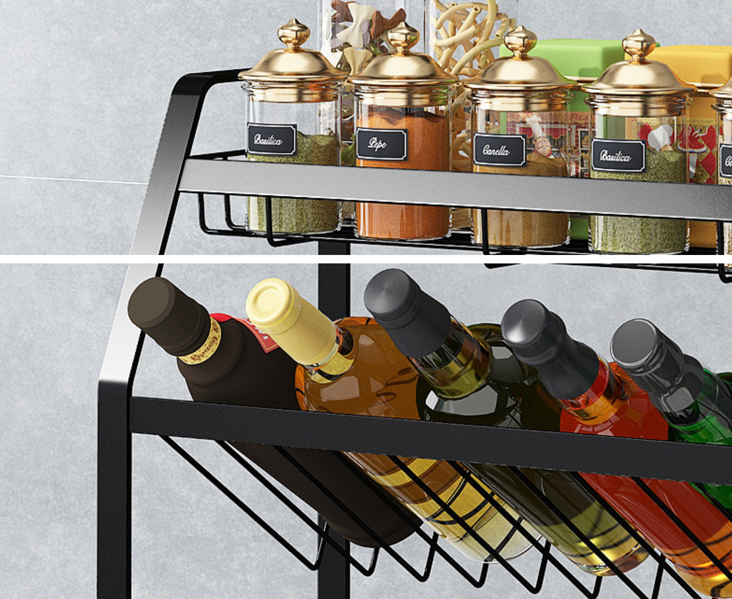 Modern 3 Tier Multifunctional Organiser Rack