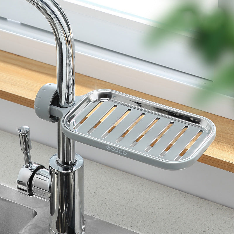 Stainless Steel Tap Storage Rack Caddy - Small